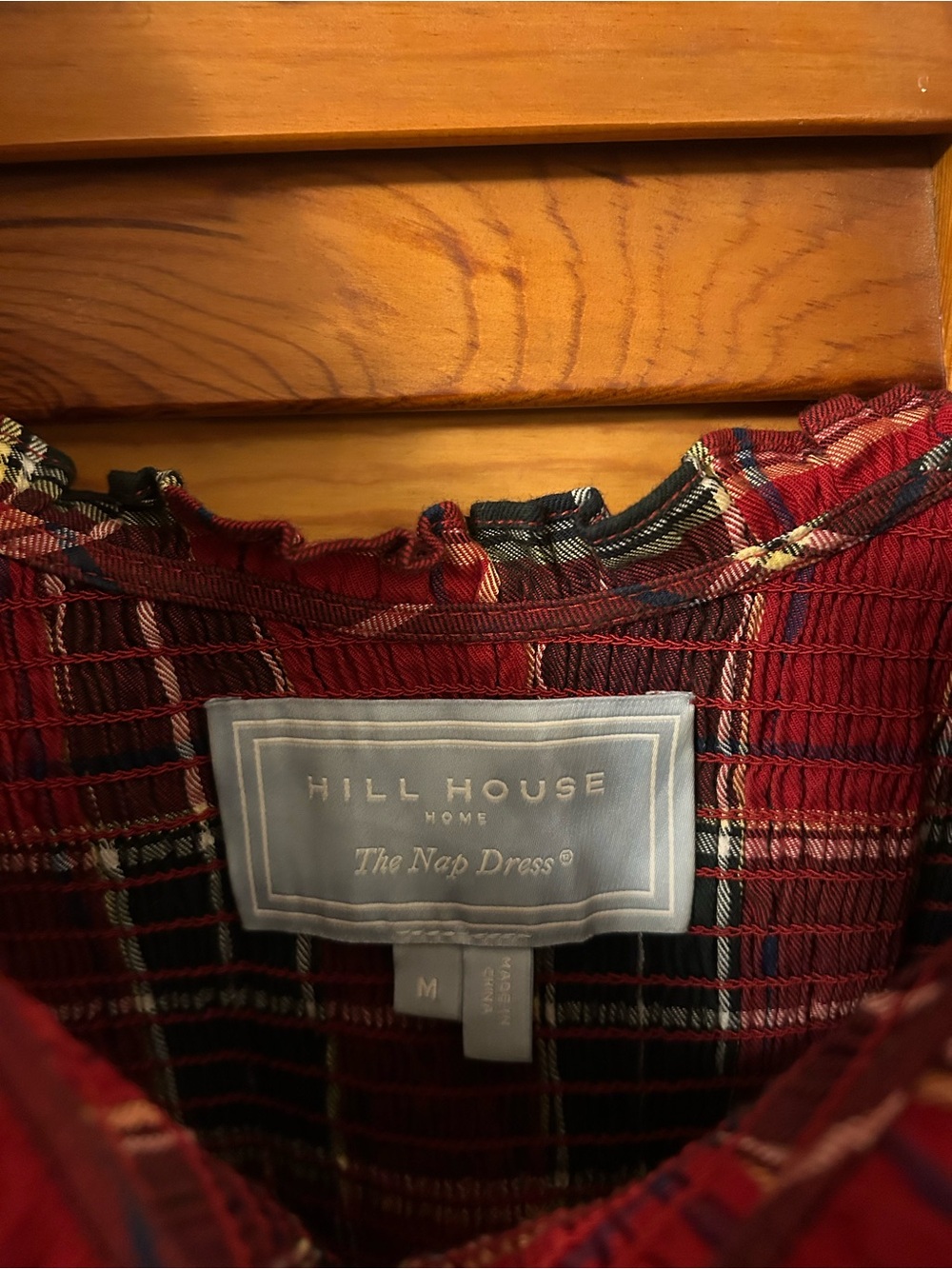 Hill House Louisa Nap Dress in Red Tartan - Picture 3 of 3